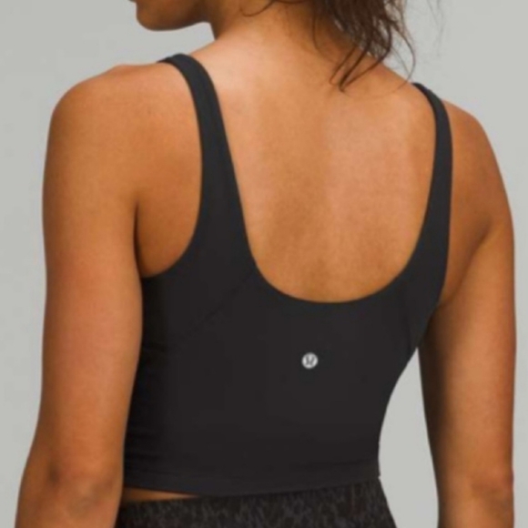 Lululemon Align Crop Tank Top Black Size 6 - Picture 3 of 8